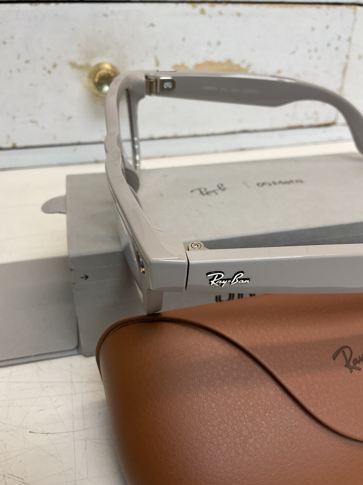Ray-Ban Meta Skyler Gen 2 RW4014 Size 52 Smart Glasses Chalky Gray