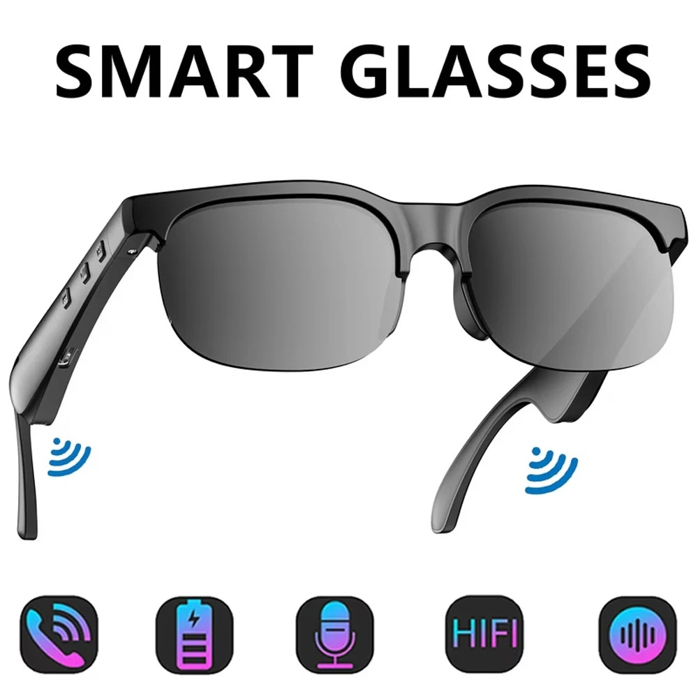 Lenovo AI Smart Glasses 8K Camera Translation Bluetooth Music Voice Assistant