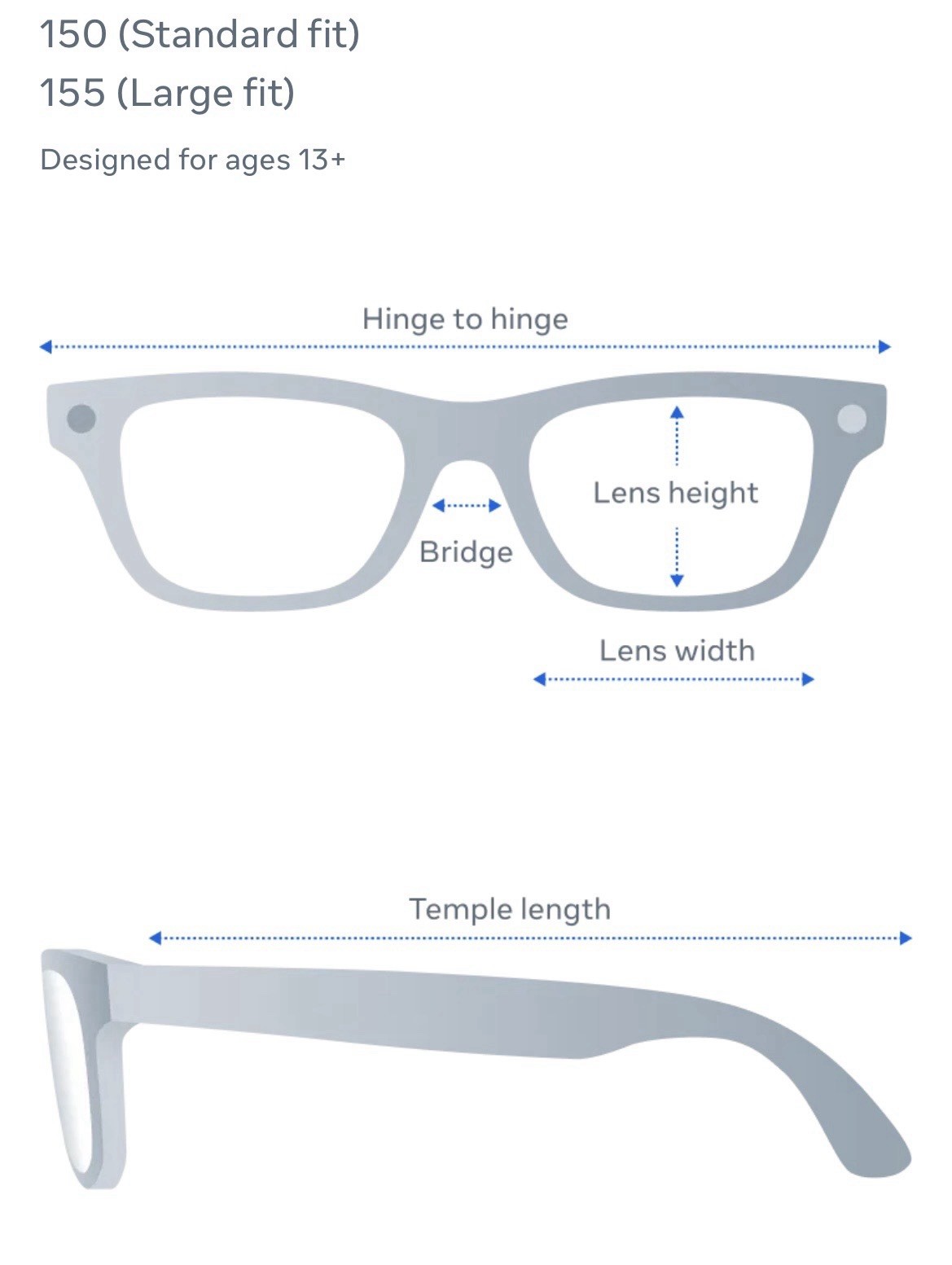 RAY-BAN Meta BLAYZER OPTICS Gen 2 Smart Glasses Transparent Blck / Clear Size L