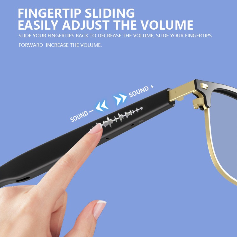 Adjustable Color Changing Sunglasses GS13 Ai Translation Glasses Music Playback