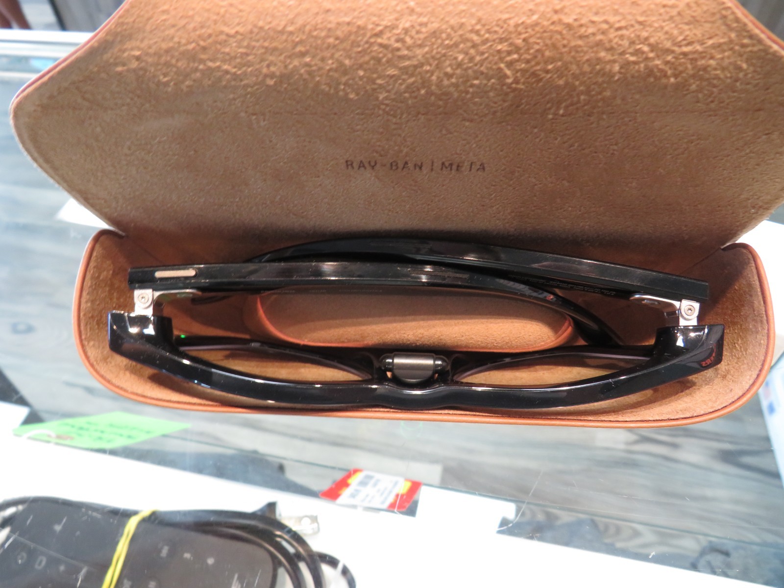 Meta Ray-Ban Skyler RW4010 Gen 1 Smart Glasses Shiny Black – Excellent Condition