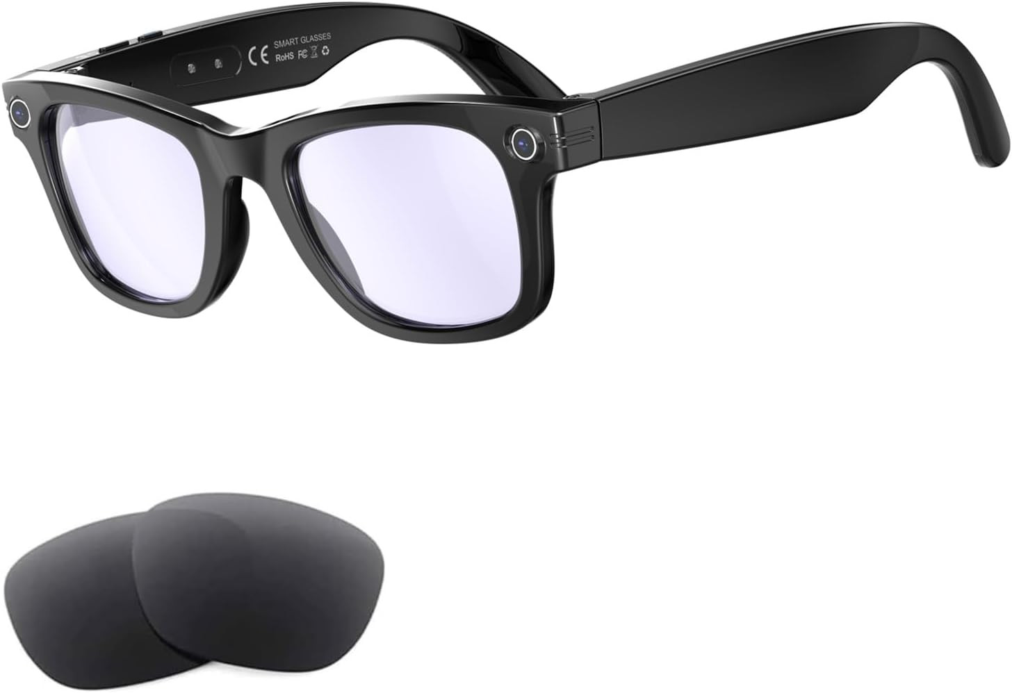 Camera Glasses AI Smart Glasses with Camera and Bluetooth 1080P Video Glasses Ou