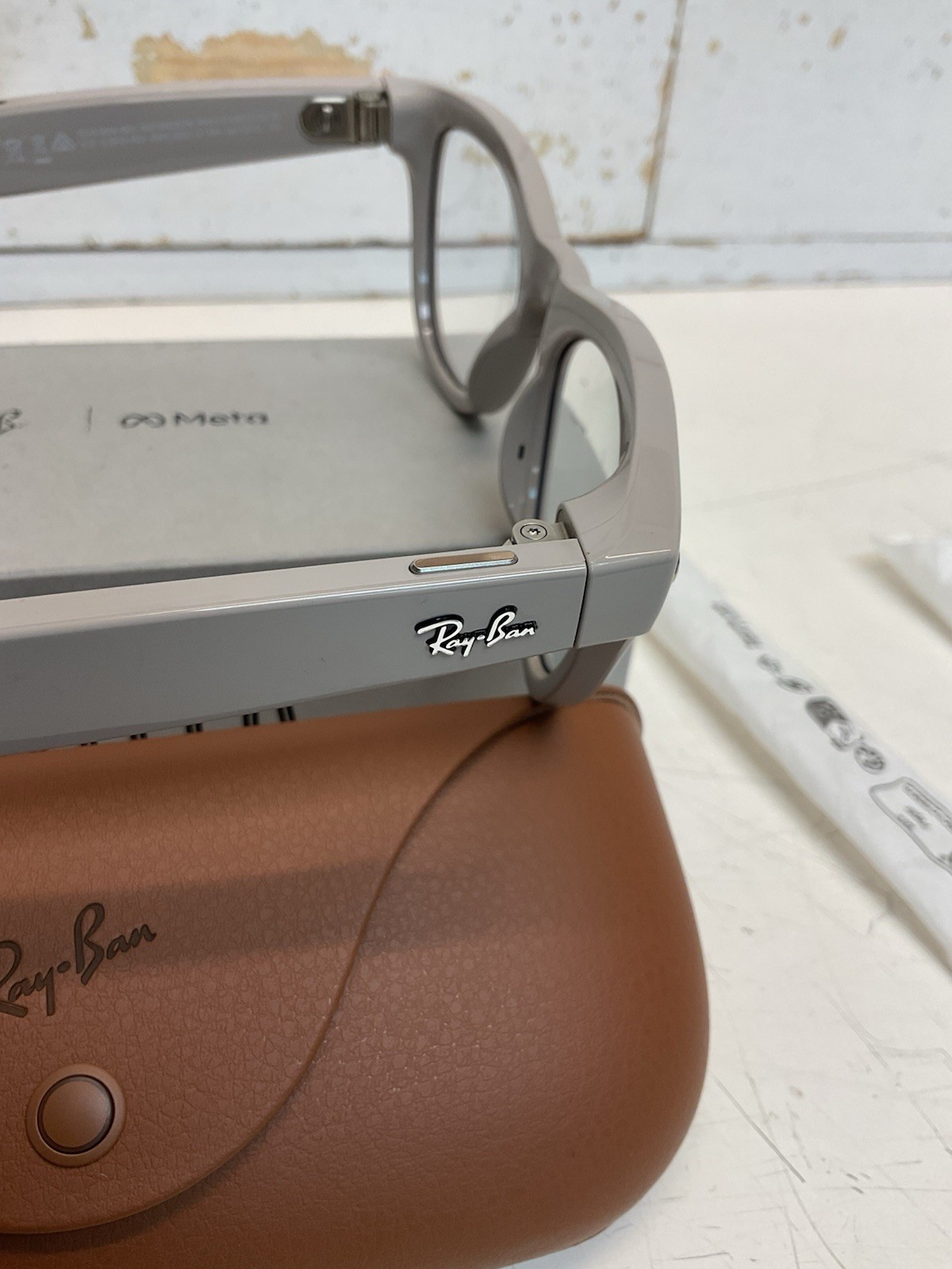Ray-Ban Meta Skyler Gen 2 RW4014 Size 52 Smart Glasses Chalky Gray