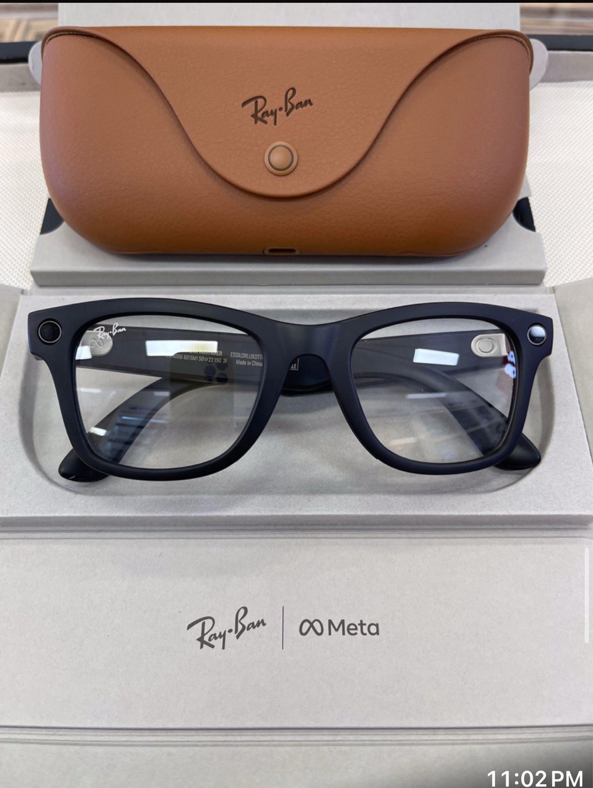 Ray-Ban Meta Smart Glasses RW4006 601/S1M 50-22 Bluetooth Wi-Fi