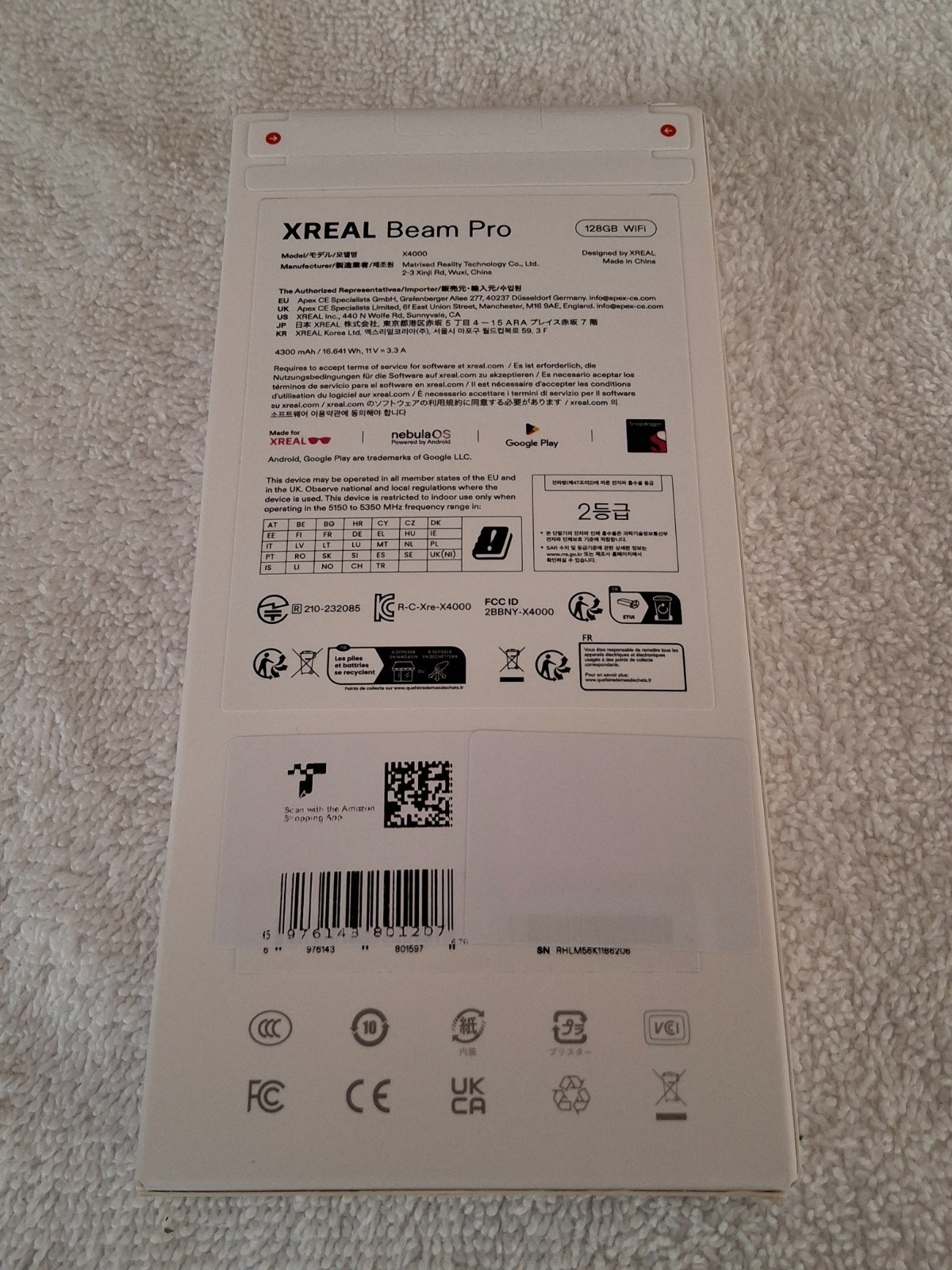 XREAL BEAM PRO Spatial Computing Companion 128GB for AR Glasses. Not a Phone.