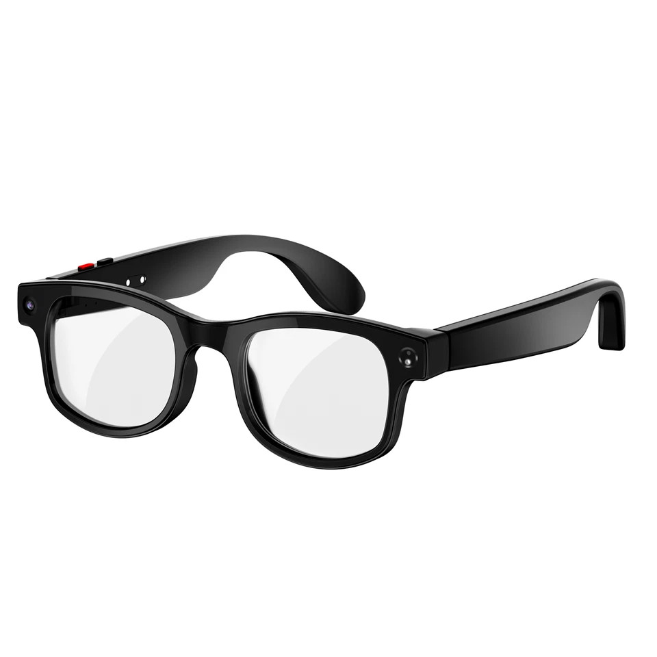 4K AI Smart Glasses with Multifunction Camera Bluetooth Call Voice Assis