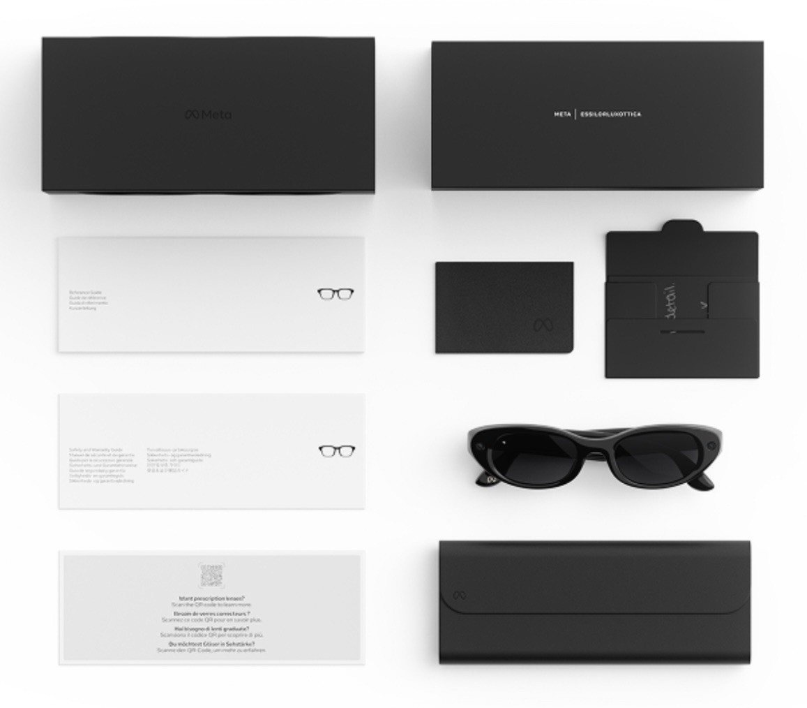 META STARFIRE Kylie Edition AI Smart Glasses Black/ Grey Transitions Lenses NEW!