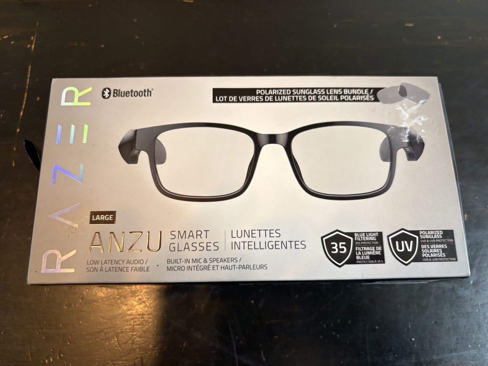 Razer Anzu Smart Glasses Blue Light Filtering & Polarized Sunglass Lenses