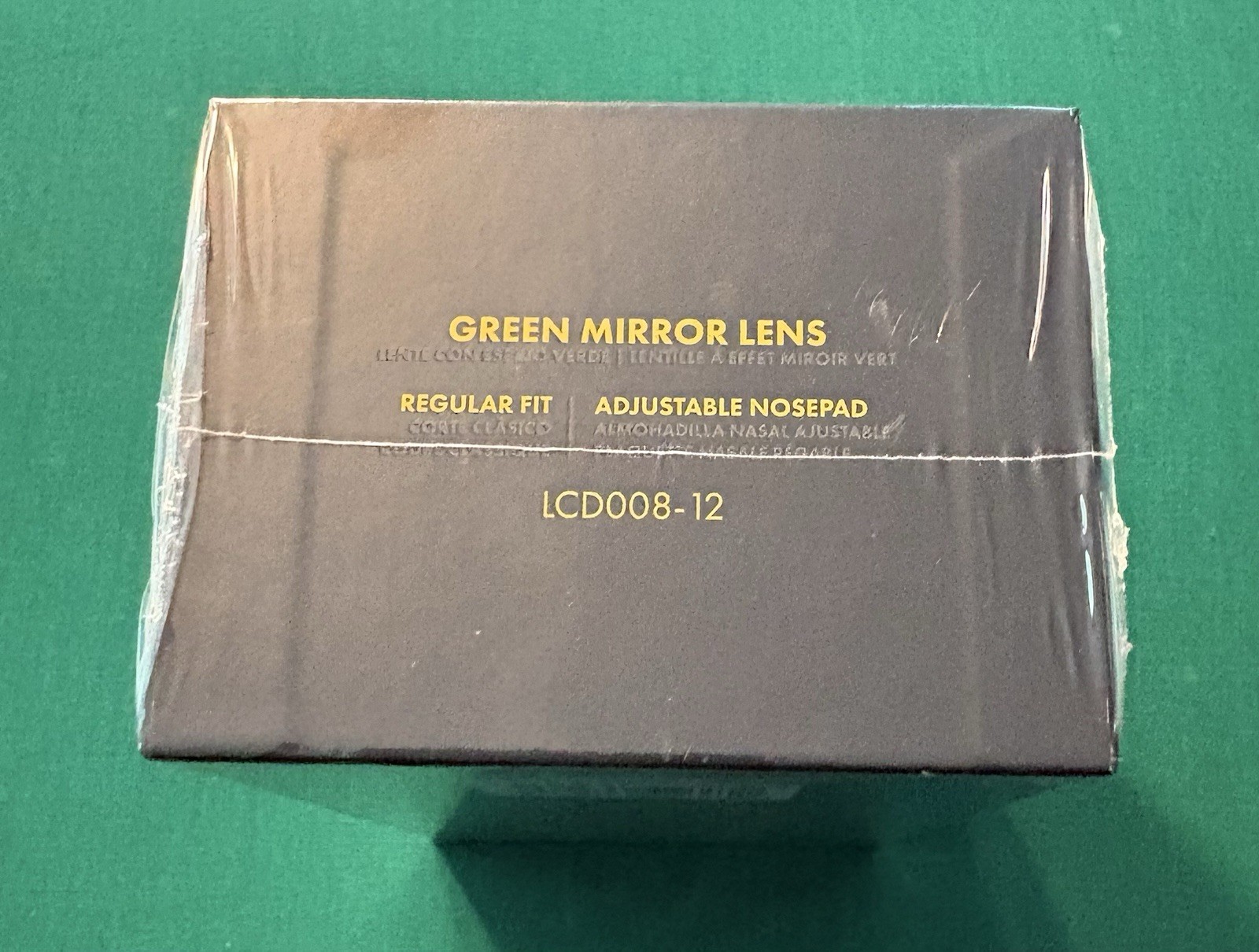 Lucyd Armor Smart Safety Glasses Green Mirror Polarized LCD008-12 Bluetooth USB