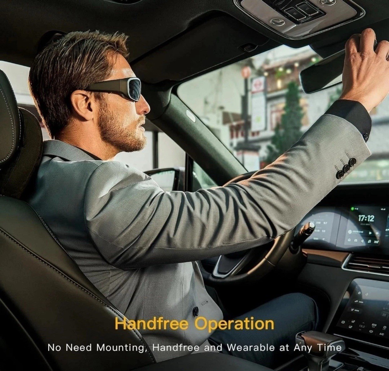 OhO Sunshine Brave Smart Camera Glasses – Ultra HD 4K & 24MP Polarized , 128 GB