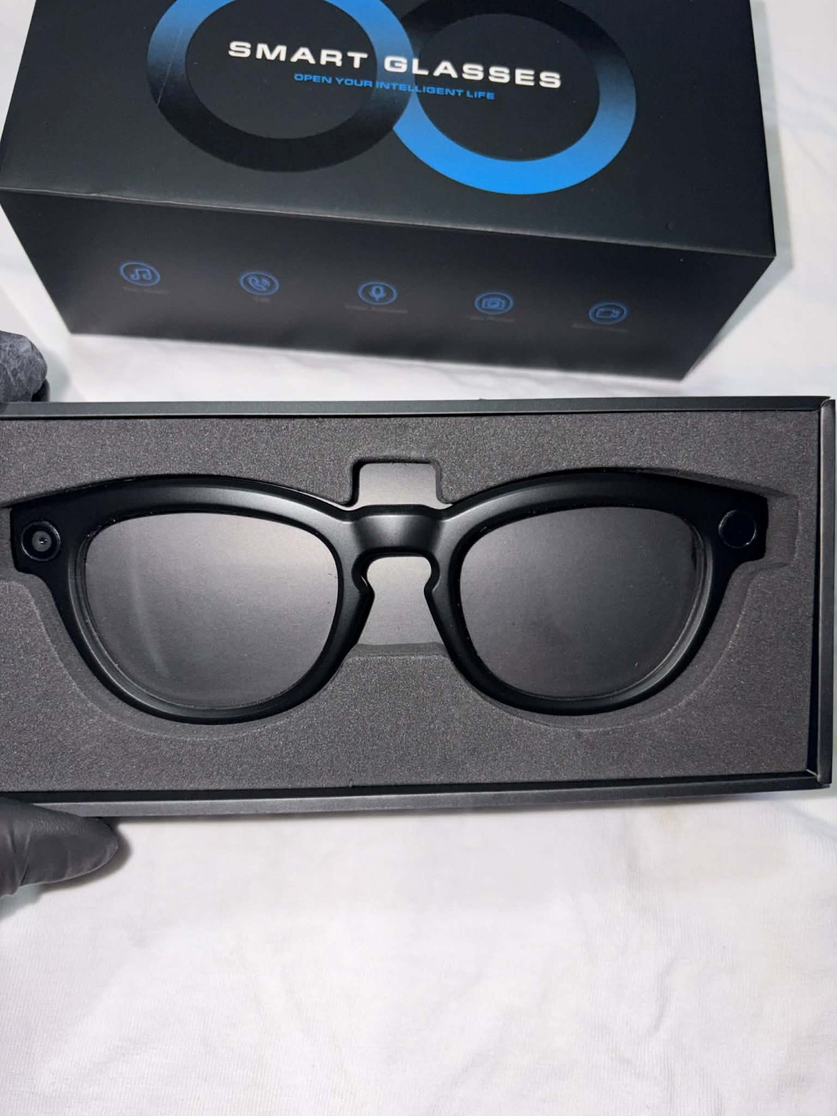 Ai smart glasses with 4k camera and video