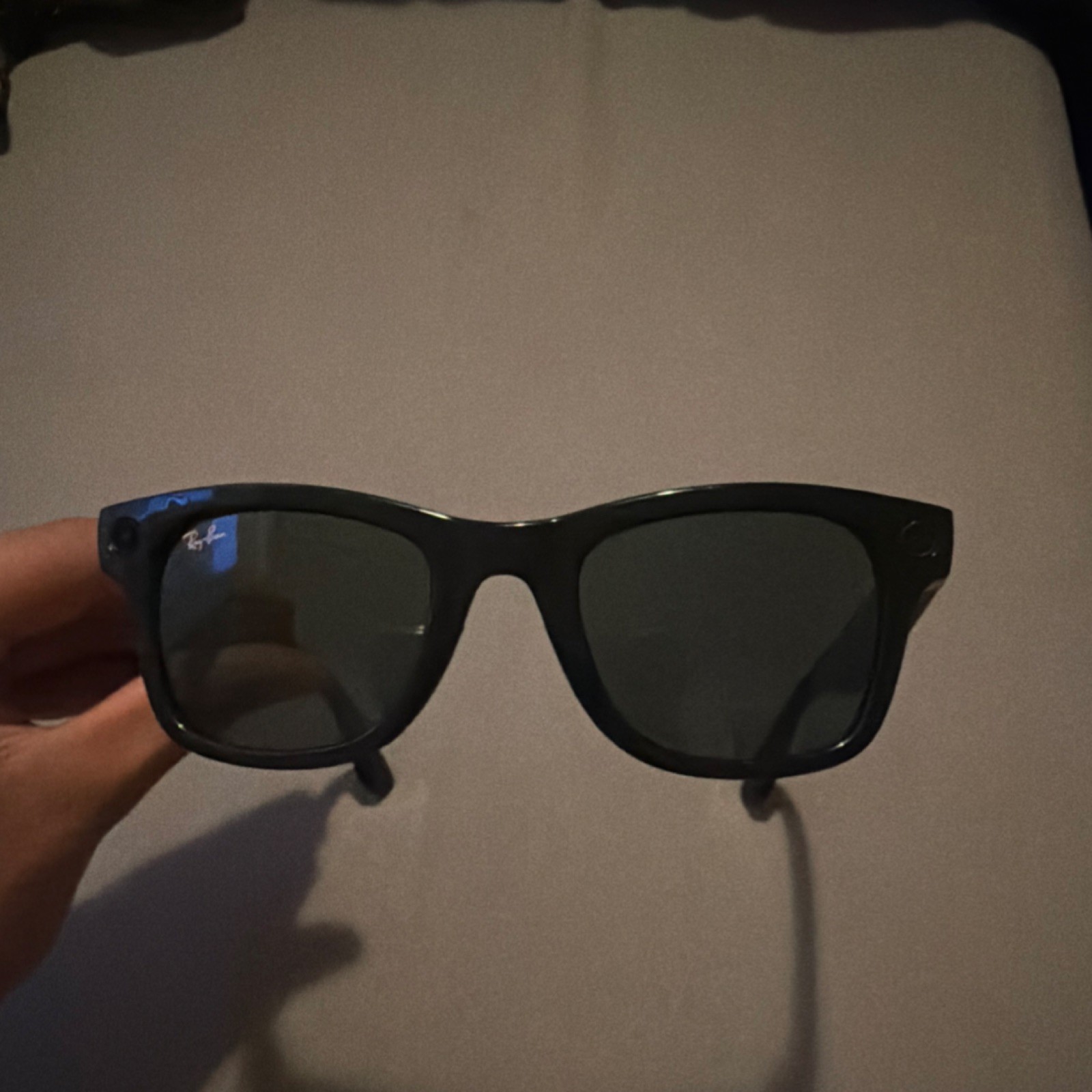 Ray-Ban Meta Wayfarer Gen 1 Smart Glasses – Green Lenses – Slightly Used