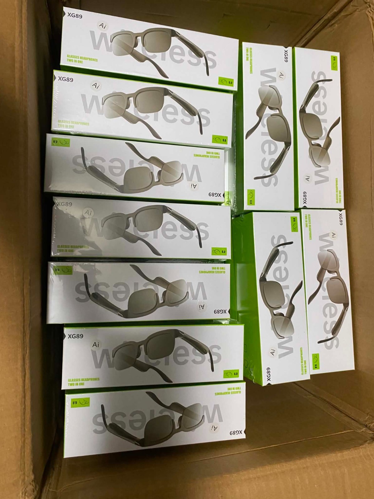 20 PCS Wholesale AI Smart Bluetooth Translation Glasses New Sealed for Resellers