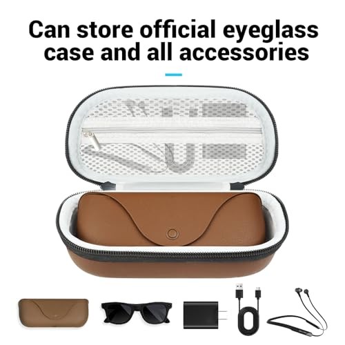 sarlar Hard Carrying Case for Ray-Ban | Meta Wayfarer/Skyler/Headliner Smart