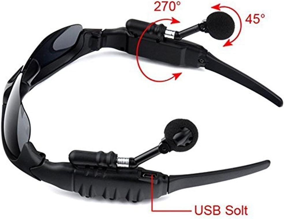 Wireless Bluetooth MP3 Polarized Lenses Music Sunglasses