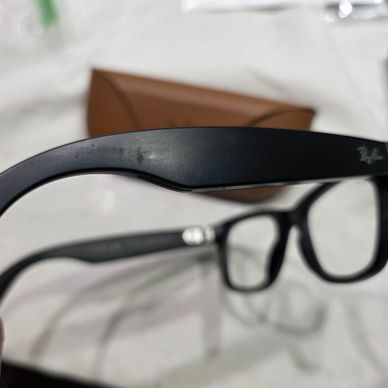 Ray-Ban Meta Wayfarer Smart Sunglasses – Matte Black/Transitions – RW4006 – REG