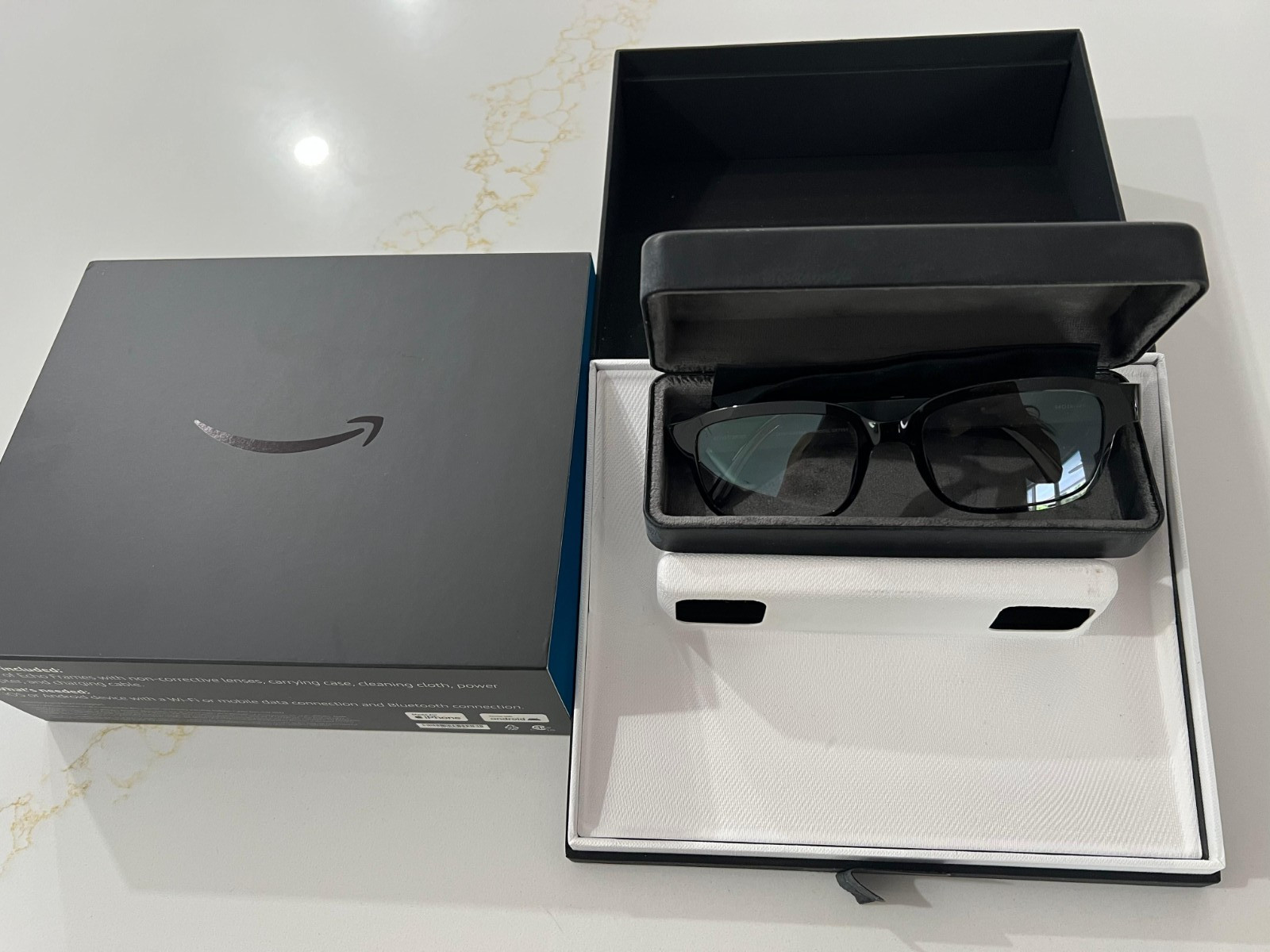 Amazon Echo Frames 1st Generation New in Unsealed box, Black, works with Alexa