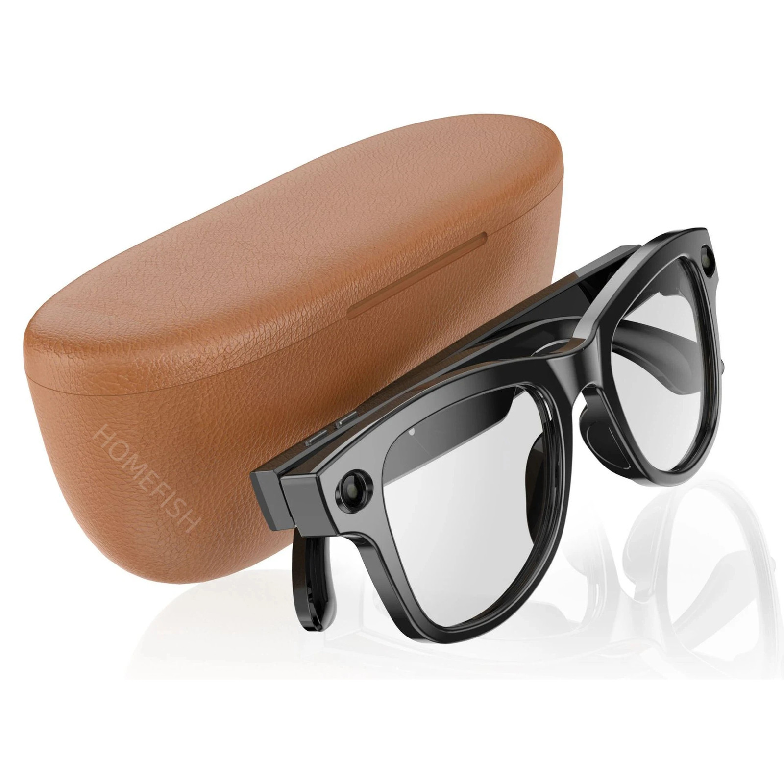 M02 AI Smart Glasses with 4K Camera Bluetooth Audio Translation and Emergency Ch