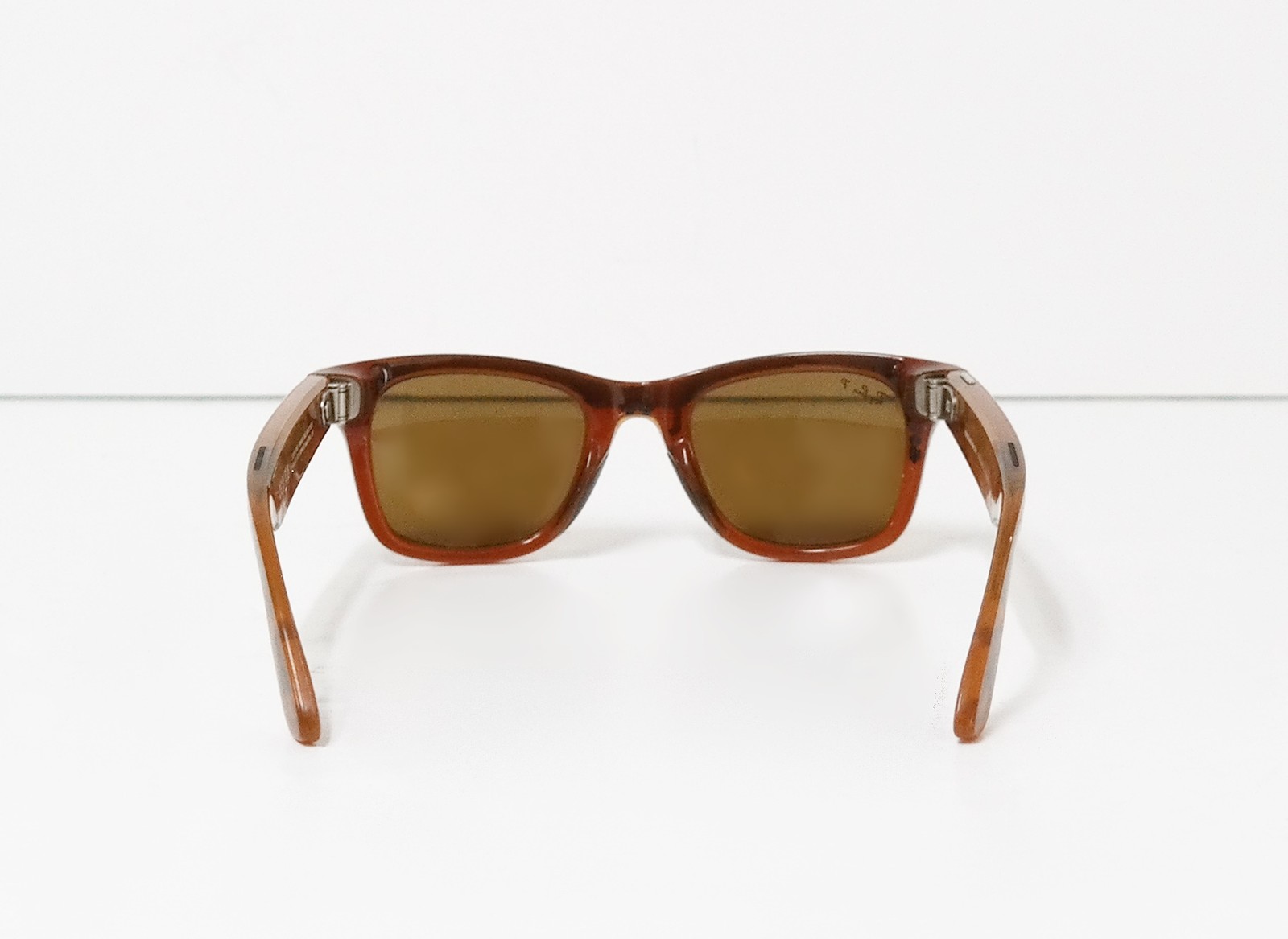 Ray-Ban Meta Wayfarer RW4006 670683 50mm Smart Sunglasses Shiny Caramel