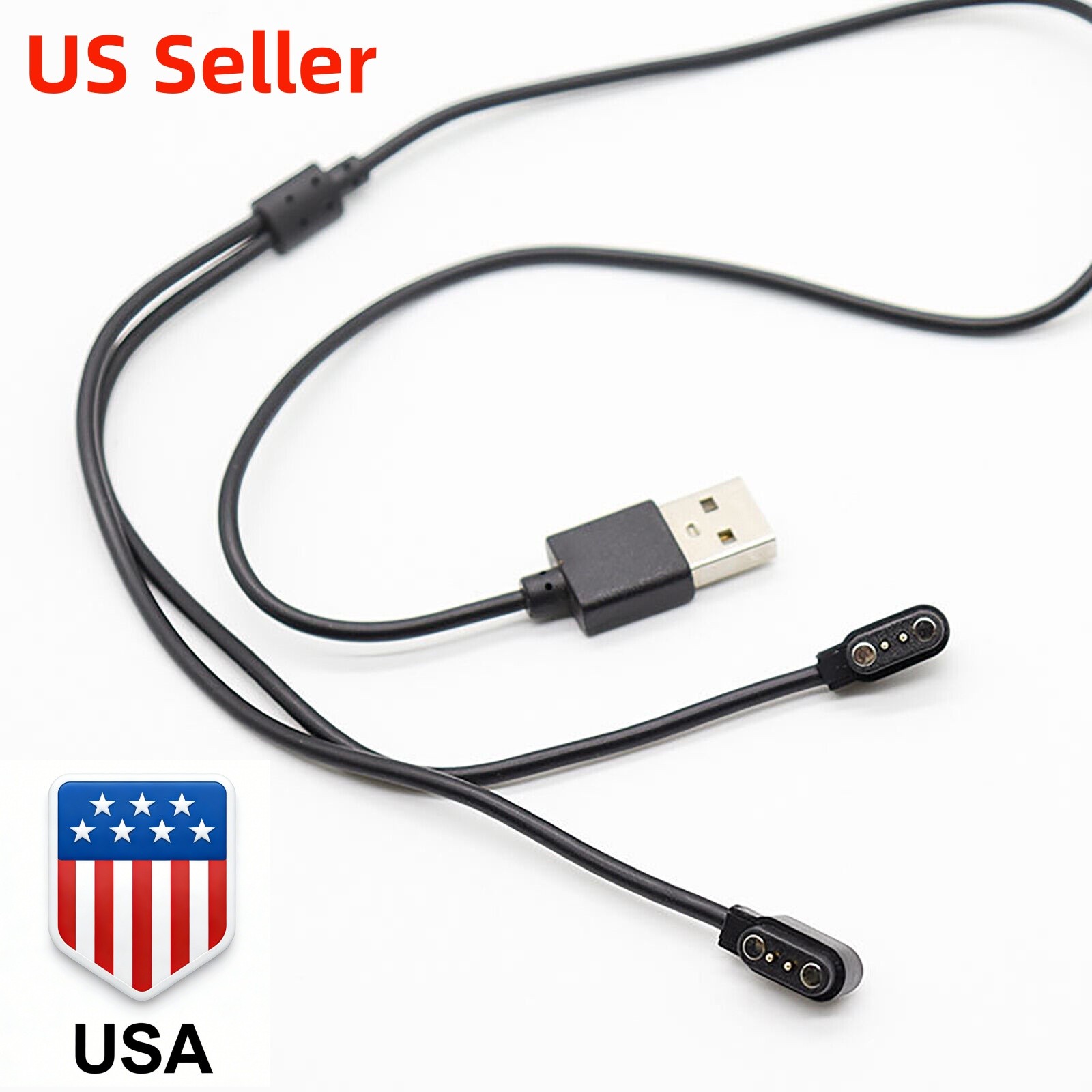 2-in-1 Magnetic Charger for Huawei Smart Glasses Charger Dual-Head Cable US