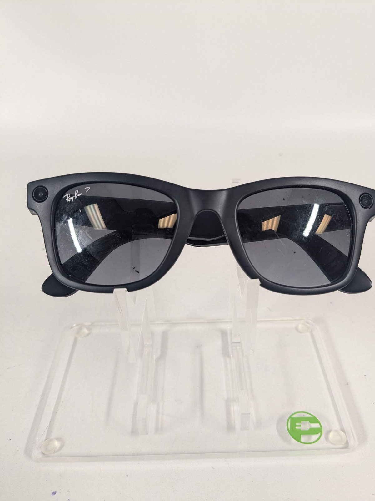 Ray-Ban Meta Wayfarer Gen 1 Matte Black Polarized RW4006 AI Smart Glasses