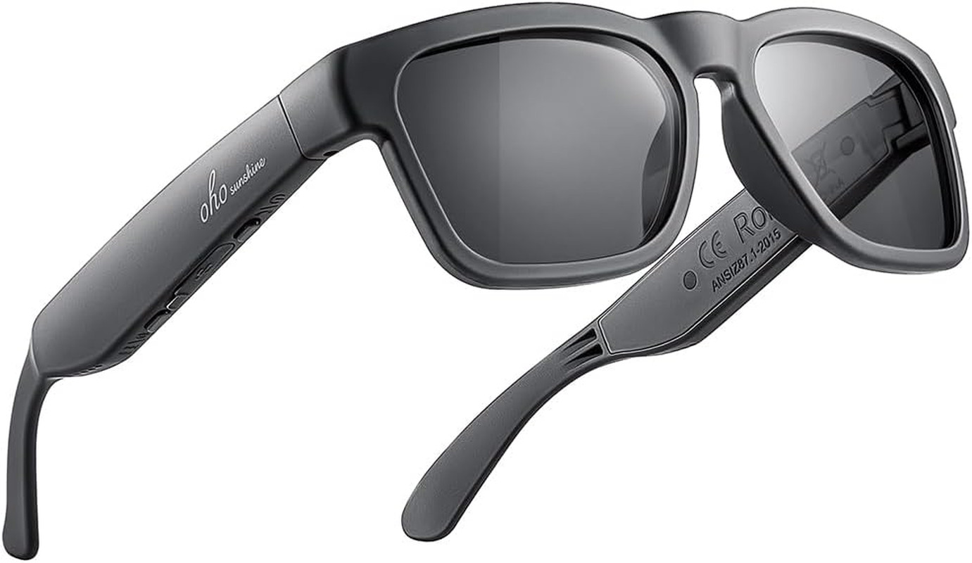 Gafas De Sol Con Altavoz Bluetooth Protección UV Y Control Por Voz Lente Azul US