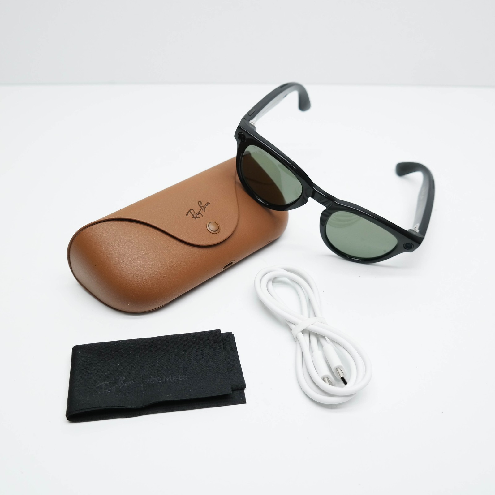 Ray-Ban Meta Headliner RW4009 Smart Glasses Black Green Polarized