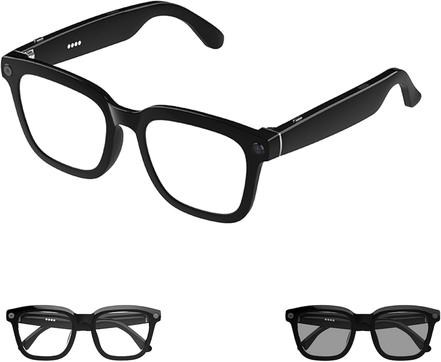 Ai Smart Glasses with Camera and Bluetooth – 4K HD Video Recording, Real-Time Tr