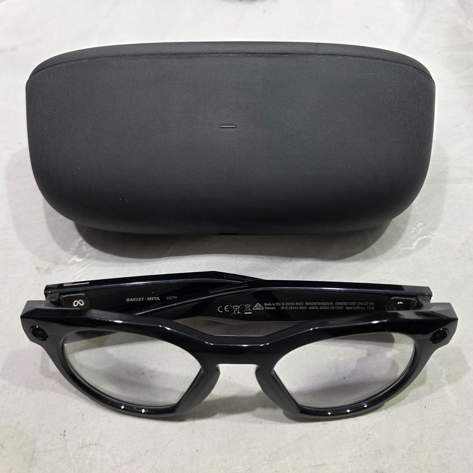 Oakley Meta HSTN – Smart Sunglasses – Black w/ Clear Gray Transitions Fast Ship