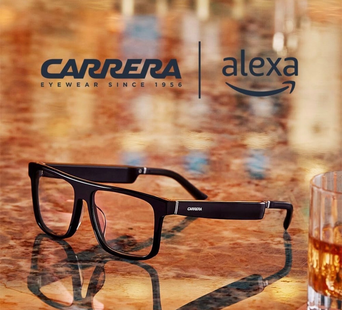 Amazon CARRERA SPRINTER Smart Audio Glasses w Alexa Black / Blue Light Flter
