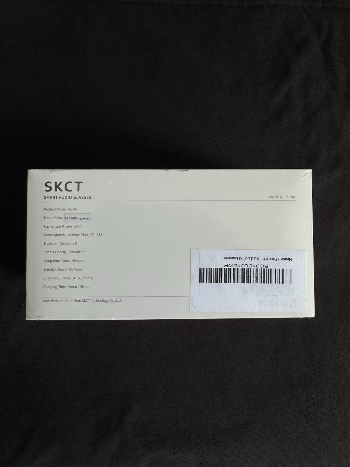 SKCT Polarized Sunglasses with Bluetooth, Voice Assistant, and Speaker Unisex