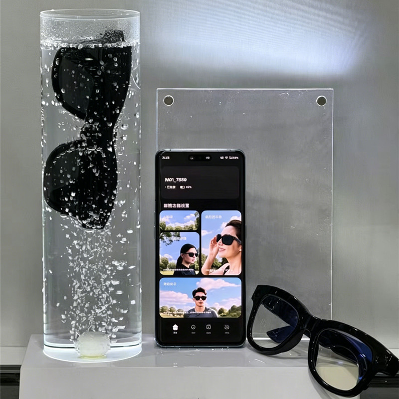 8MP AI Smart Glasses Bluetooth Call Video Photo Real-time Translation Music