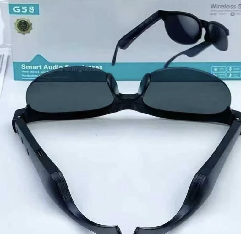 G58 Smart Glasses Bluetooth 5.4 Audio Sunglasses Music Headset