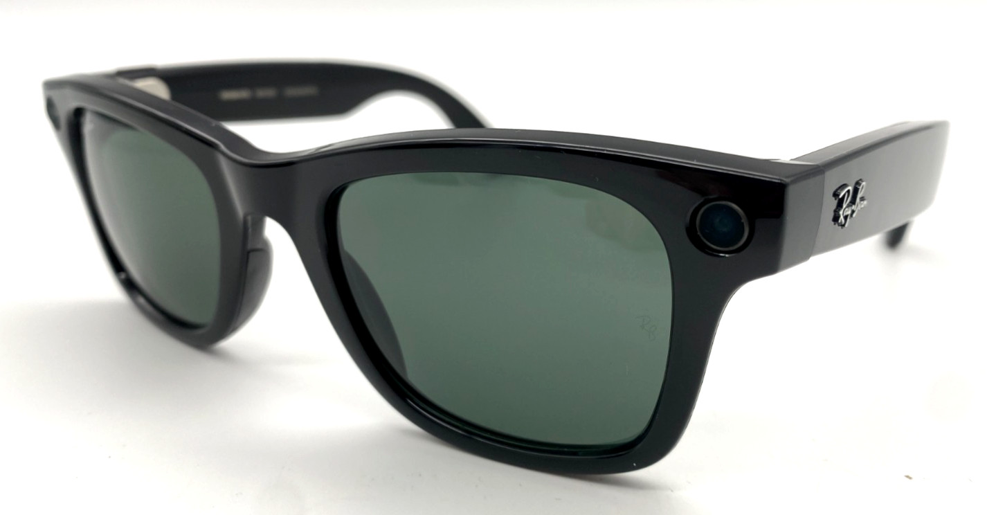 Ray Ban Meta Wayfarer RW4006 601/71 Shiny Black Frame & Black Lens Smart Glasses