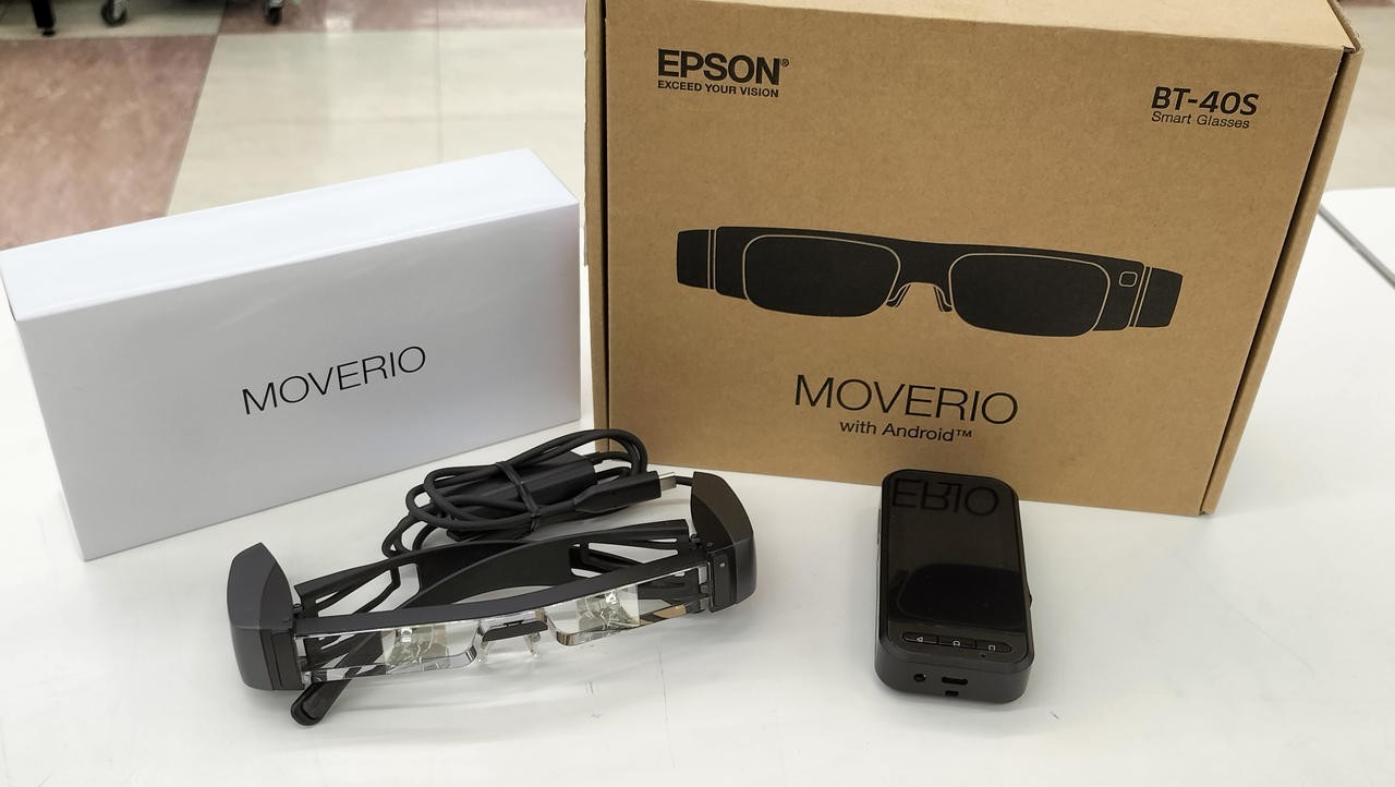 EPSON MOVERIO BT-40S Smart Glass Organic EL Panel Full HD Controller Japan