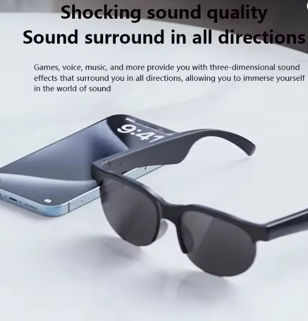 Lenovo Official AI Smart Glasses 8K Dual Camera Bluetooth Video Sunglasses 2026