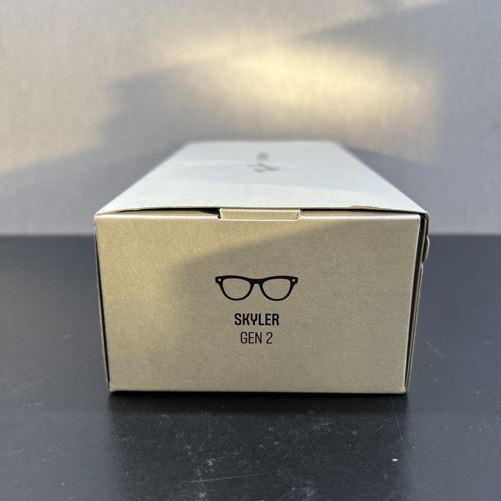 Ray-Ban Meta Skyler (Gen 2) Shiny Transparent Peach Transitions® Brown Lenses