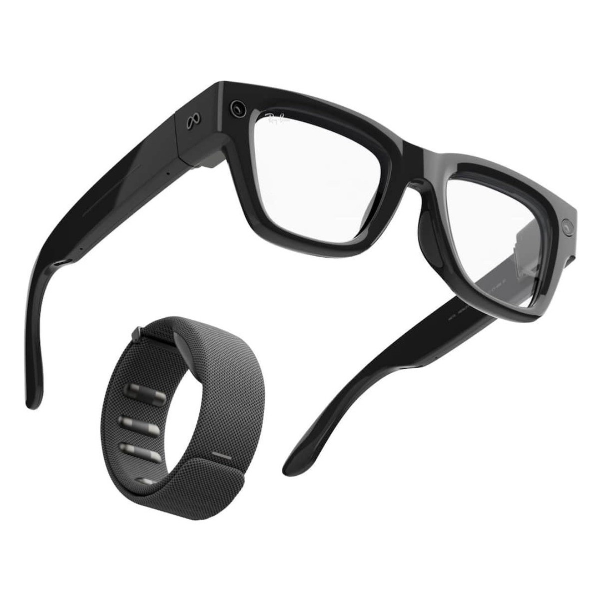 Meta Ray-Ban Display Glasses + Neural Band — Black, Size 1 Band