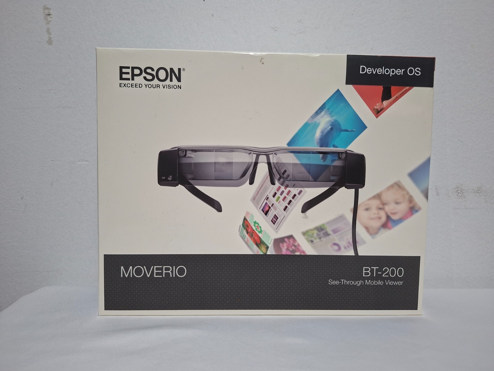 Epson Moverio BT-200 Smart AR Headset Glasses CIB Augmented Reality