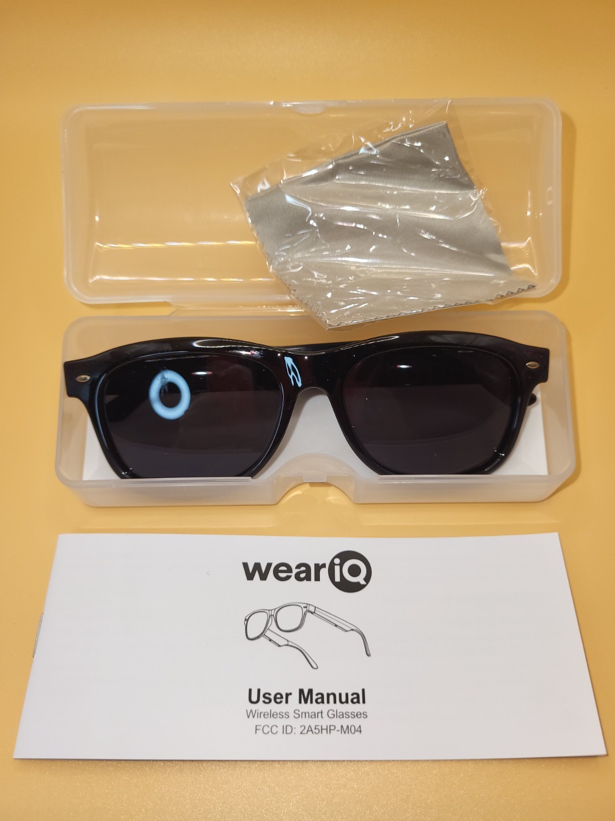 New weariQ Wireless Smart Glasses Smart Glasses SS-SHINYBC1LG