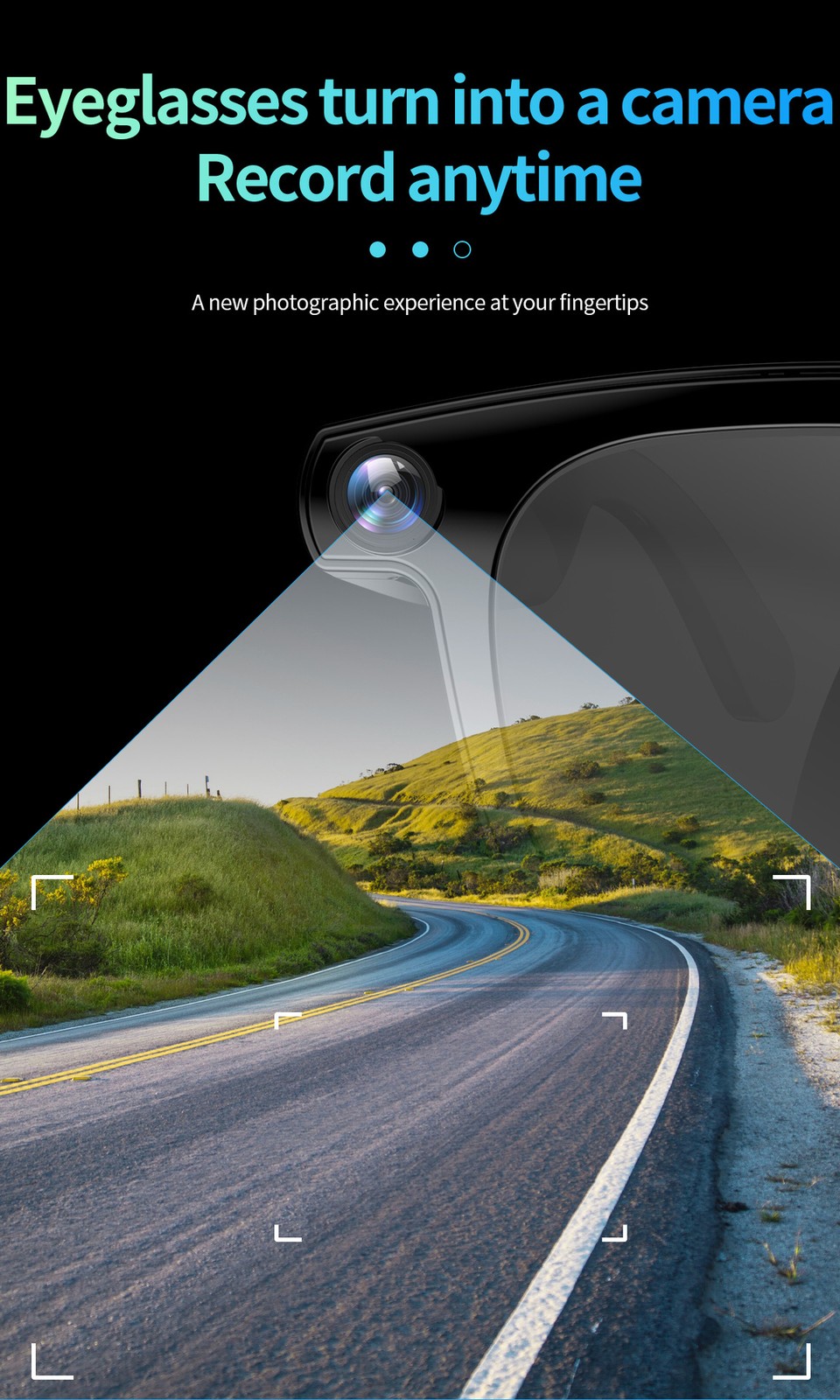 CY01 AI Smart Glasses Camera / Photo / Video Recording/ AI Translation Bluetooth