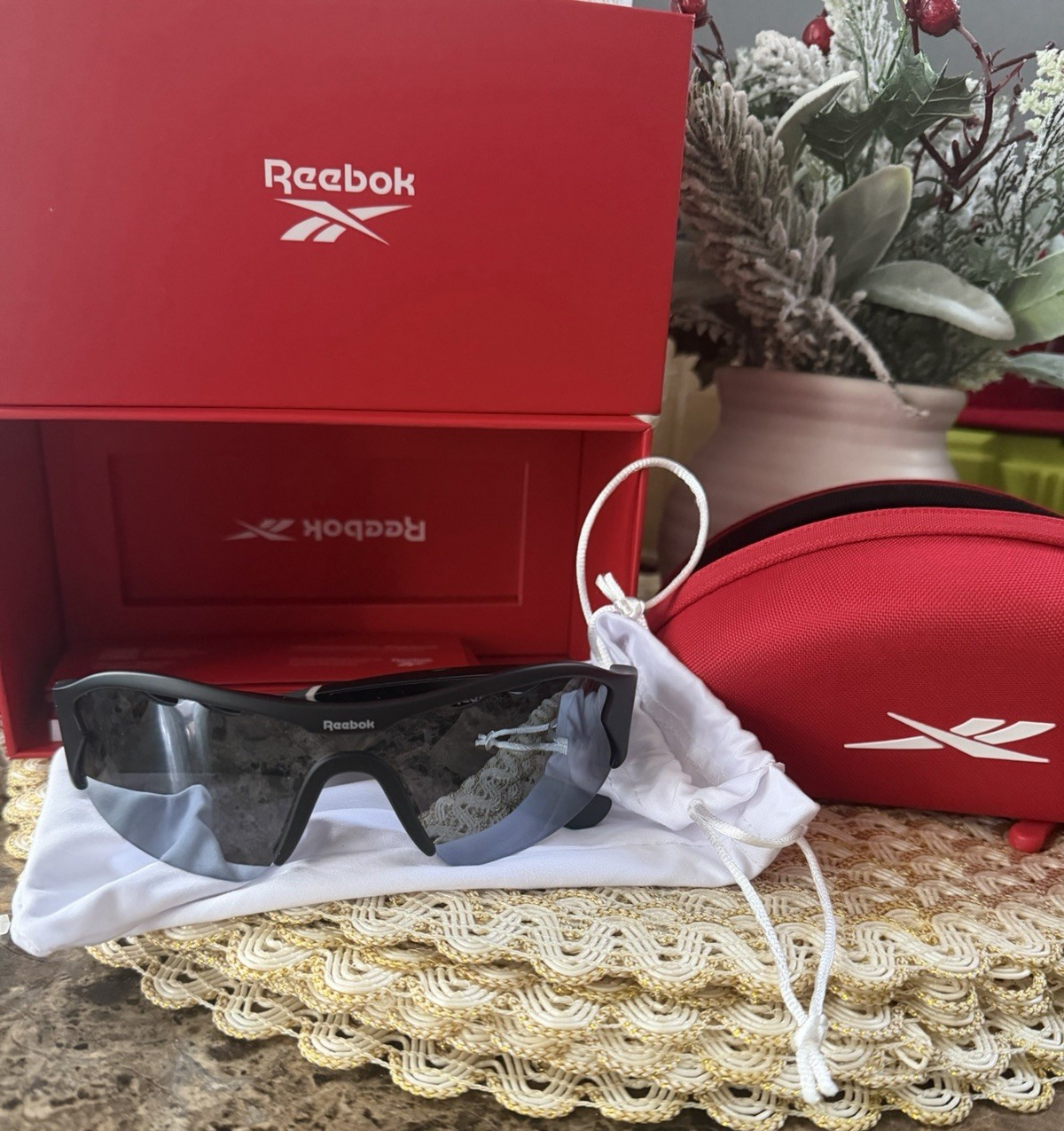 Reebok Octane Smart Glasses Bluetooth Smart Eyewear w/ Case Pouch Box