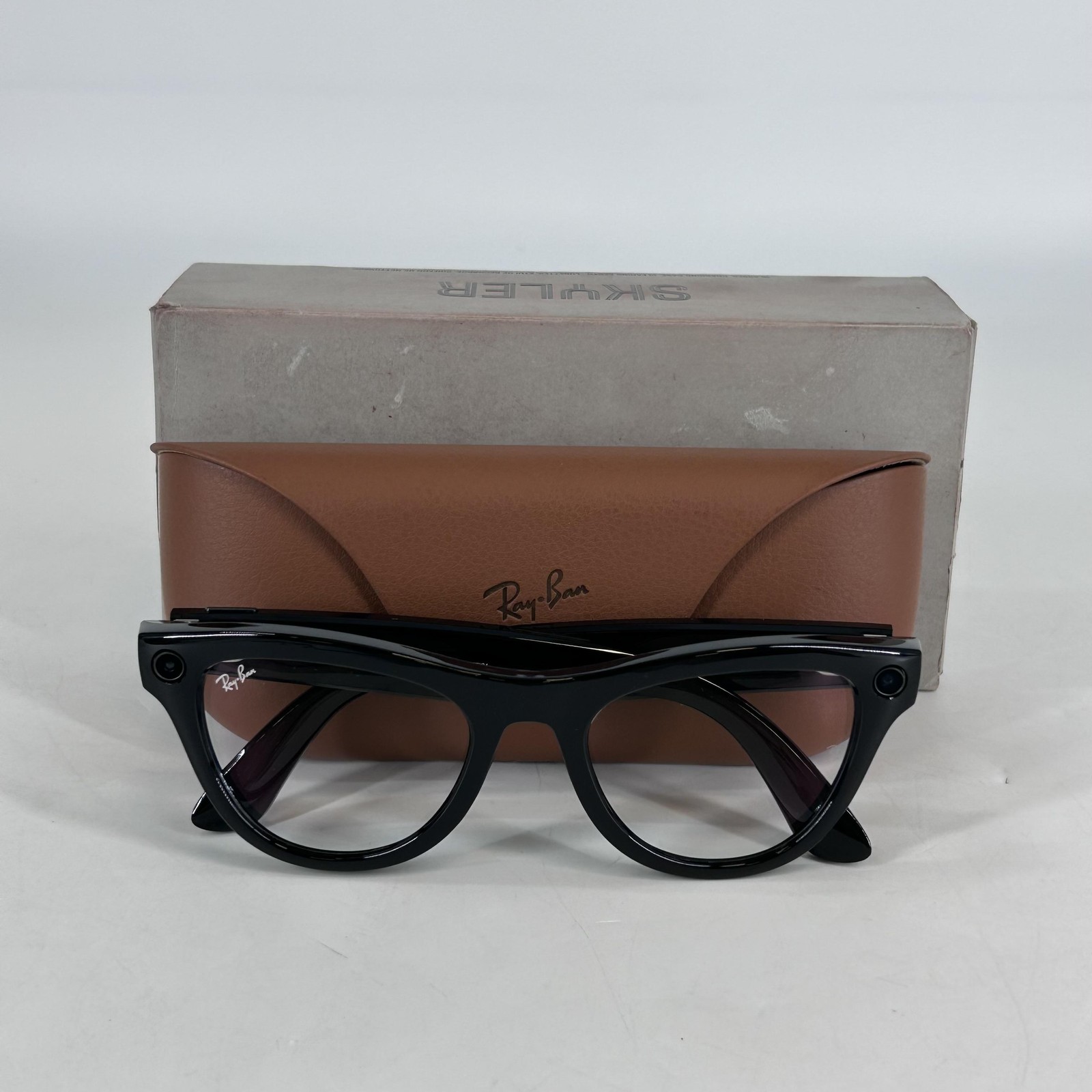 Ray-Ban Meta Skyler (Gen 1) Shiny Black/Clear Lens/Standard- Excellent