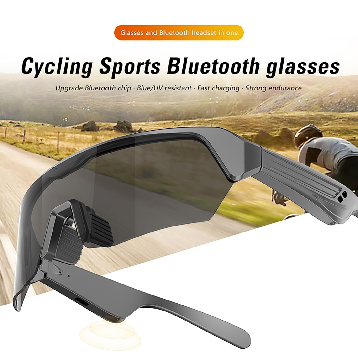 Smart Glasses,Polarized Bluetooth Sunglasses for Men & Women, Safety Glasses …