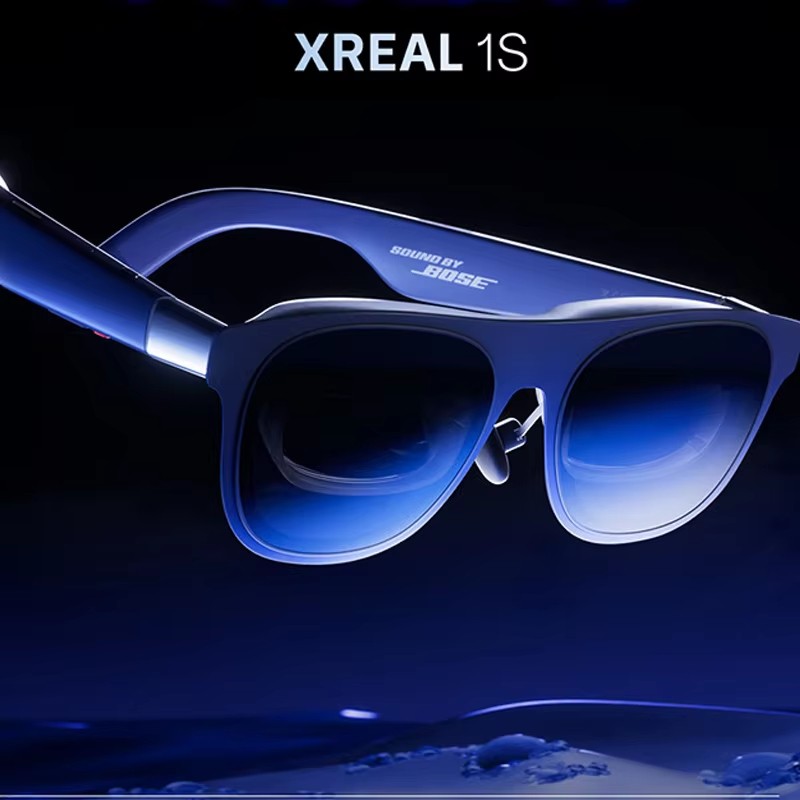 XREAL 1S Smart AR Glasses Portable 3DoF 1200P HD 3D 52° FOV 120Hz 700 Nits OLED