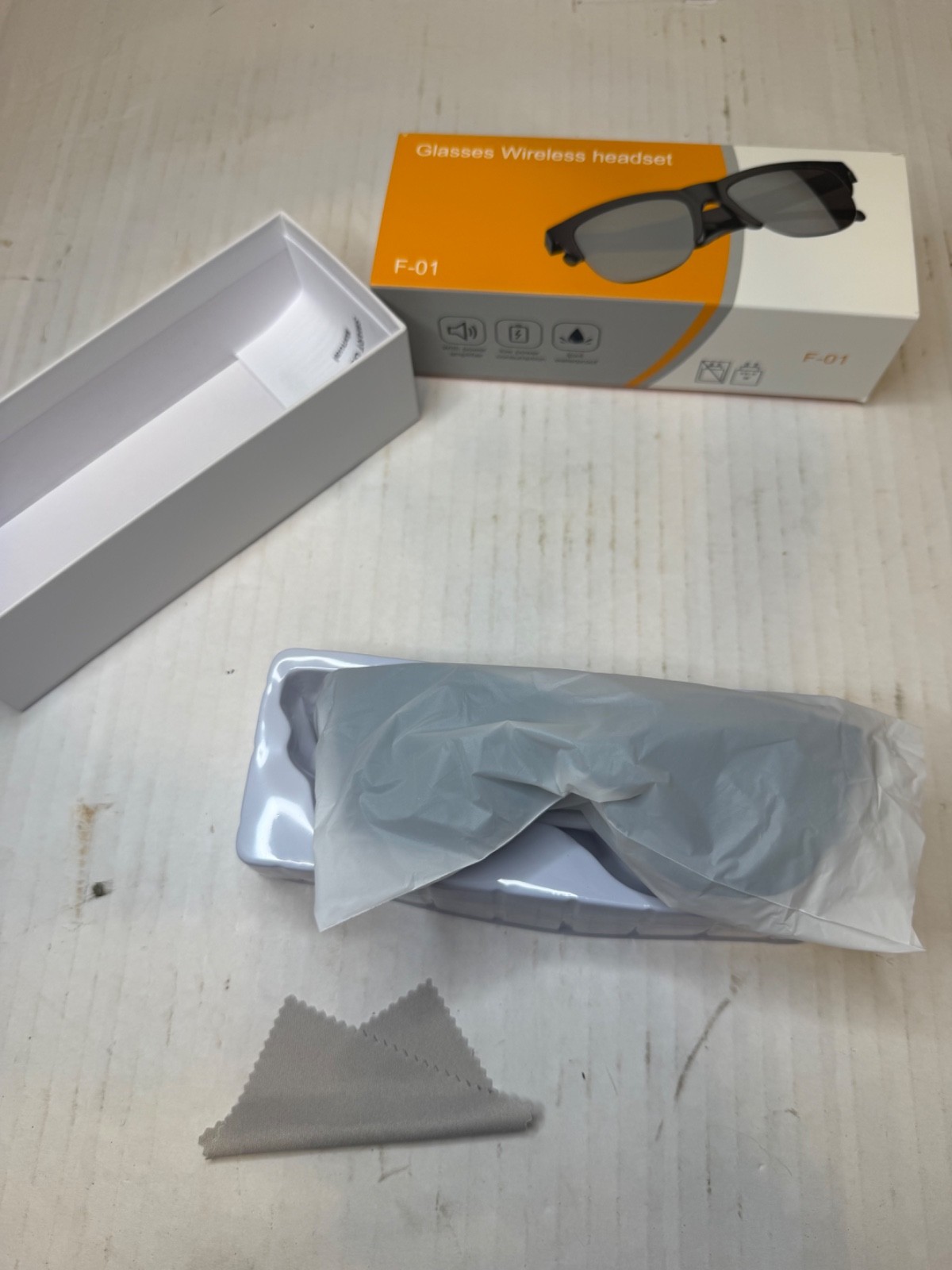 F-01 Smart Bluetooth Audio Glasses Open Ear Headset Hands-Free Calling UV Sungla
