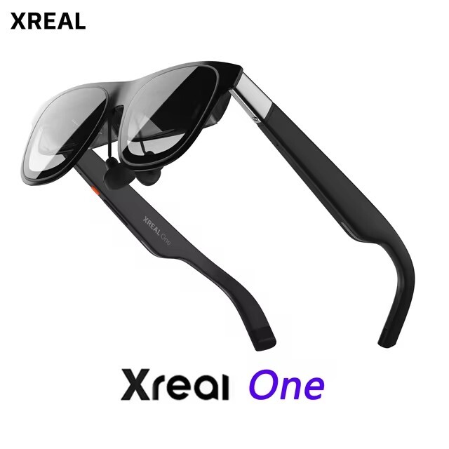 Xreal One 3DoF Smart AR Glasses with X1 Chip 147 Inch 50° FOV 120Hz Giant Screen