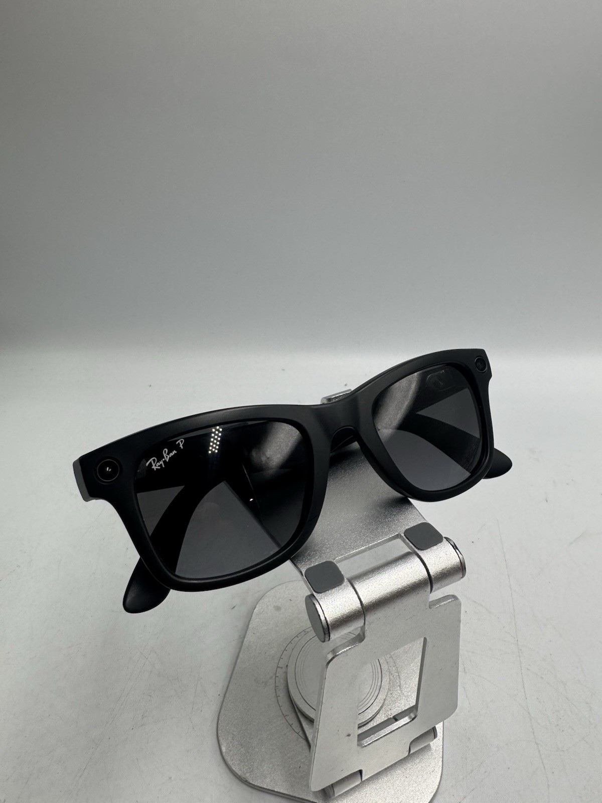 Ray-Ban Meta Wayfarer Gen 1 RW4006 Matte Black Graphite Polarized 50-22 Used