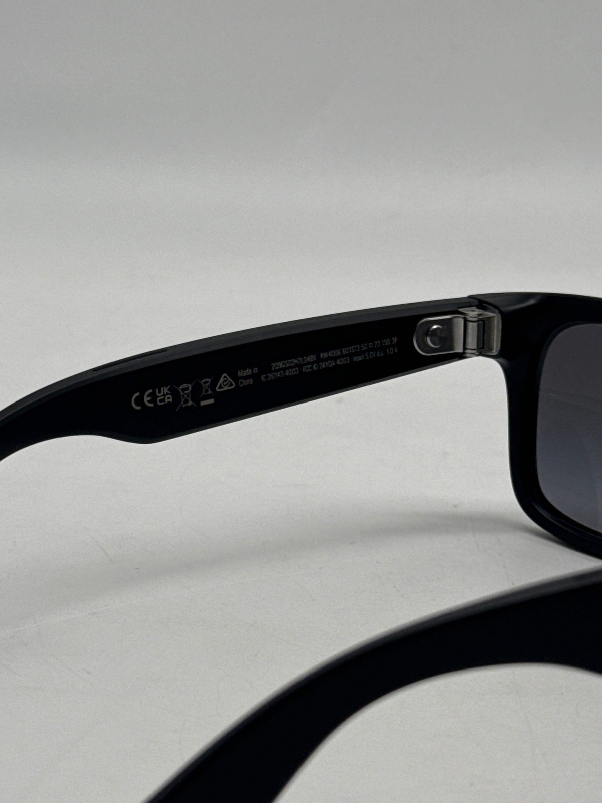 Ray-Ban Meta Wayfarer RW4006 Rebel Black Smart Glasses