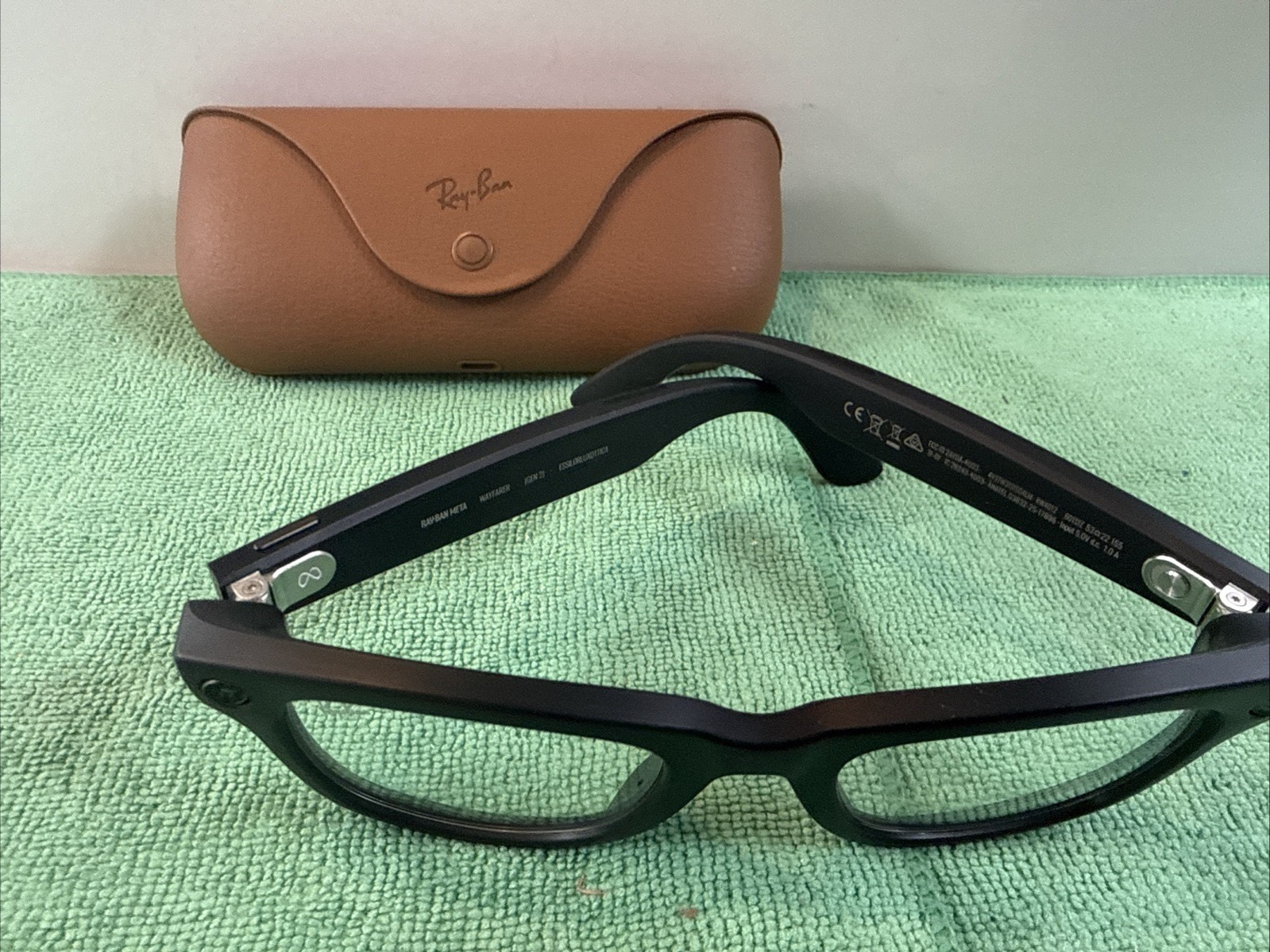 Ray-Ban Meta Wayfarer Gen 2 RW4012 Matte Black Glasses Clear Lenses